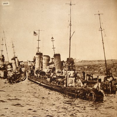 Autohundimiento de la Flota Alemana, Scapa Flow, 1919 de Unbekannt Unbekannt